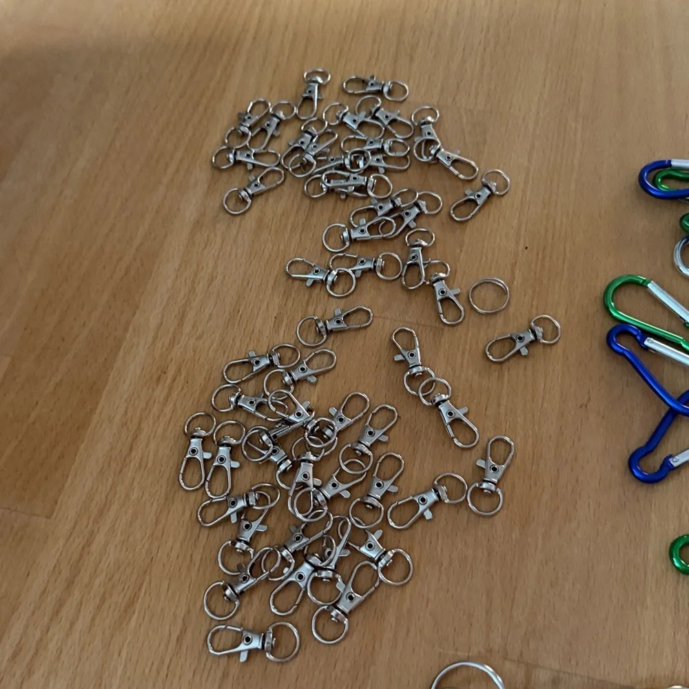 Key chains and carabiners